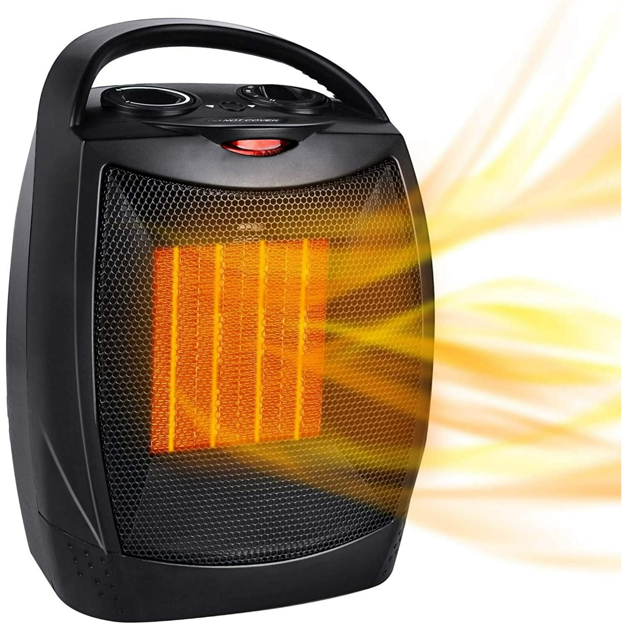 Portable Electric Space Heater with Thermostat, 1500W Safe and Quiet  Ceramic Heater Fan, Heat Up 200 Square Feet for Office Room Desk Indoor Use  | Walmart Canada