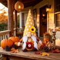 thumbnail image 4 of Thanksgiving Gnome Decorations,Handmade Gnome Doll Decor Toy | Gnomes Ornaments with Pumpkin Corn Maple Leaves | Fall Gifts for Shelf Display, 4 of 7