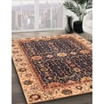 thumbnail image 2 of Ahgly Company Indoor Rectangle Abstract Red Brown Geometric Area Rugs, 8' x 10', 2 of 6