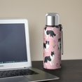 thumbnail image 5 of 20 Oz Border Collie Dogs with Flowers Coffee Tumbler Double Wall Insulated Stainless Steel Water Bottle | Metal Reusable Thermoses Flask with Cup Cap | Leak & Sweat Proof with Anti-Dust Lid, 5 of 7