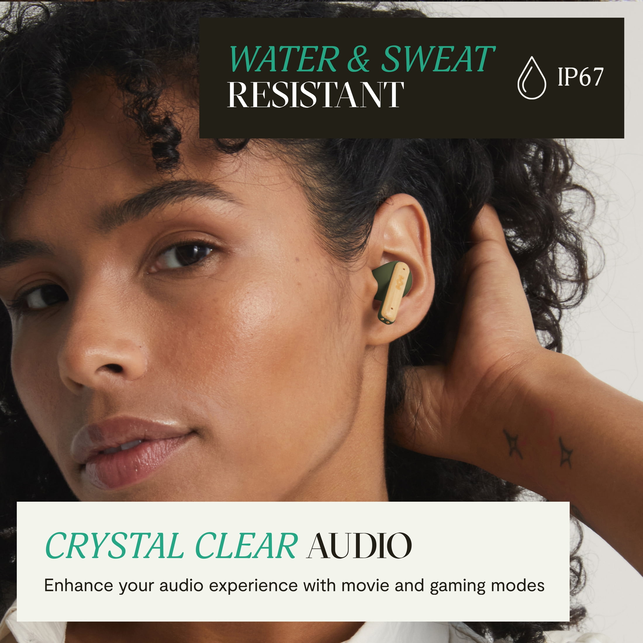 House of Marley Little Bird True Wireless Earbuds - Green