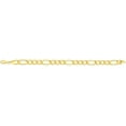 thumbnail image 4 of 10k Yellow Gold 8.5mm Lite Figaro Chain Link Necklace, 4 of 4