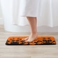 thumbnail image 3 of Halloween Front Door Mat, Halloween Orange Ghost Halloween Decorations Indoor Mats for Bedroom Bathroom Kitchen, Halloween Decor Non-Slip Carpet Entryway Mat 20x31.5in, 3 of 6