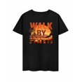 thumbnail image 4 of USPEED Vintage Desert Sunset Walk By Faith Men's Short Sleeve T-Shirt Christian Eagle Palm Tree Casual Outdoor Daily Wear Top, 4 of 5