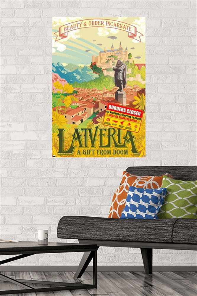 Marvel: Hero Lands - Latveria Wall Poster, 22.375" x 34"