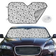 thumbnail image 2 of Haiem Nautical Themed Simple Anchors Car Windshield Sun Shade - Blocks UV Rays Sun Visor Protector, Sunshade to Keep Your Vehicle Cool, Universal Fit SUV Van Sedan-Medium, 2 of 7