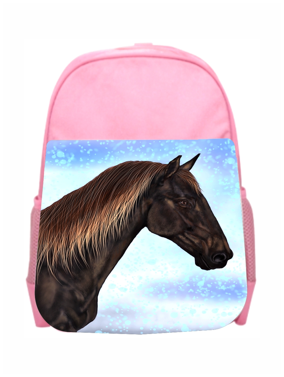 Accessory Avenue Childrens Backpack Horses Blue Frost Girls Kids Pre