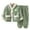 Green, variant on Kovlvoll Toddler Baby Girls Boys Pajamas Set Button Long Sleeve Tops Pants Fleece Velvet Thick Home Fall Winter Suits