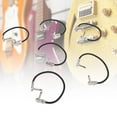 thumbnail image 1 of 6 Pack Guitar Patch Cable Right Angled Plugs Slim Right Angle Guitar Patch Cable Kit Electric Bass Keyboards Effects, 1 of 7