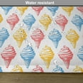 thumbnail image 6 of Ambesonne Retro Place Mats Set of 4, Ice Cream Cones 50s Time, Standard Size, Multicolor, 6 of 6