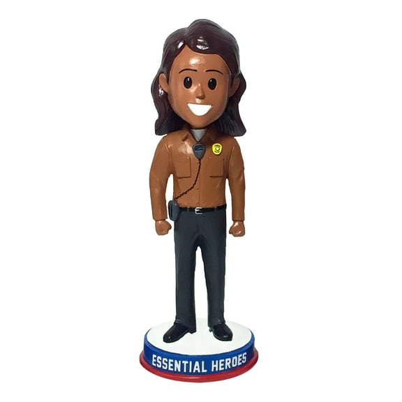 Security Prison Essential Heroes Bobblehead Female Dark Skin Tone