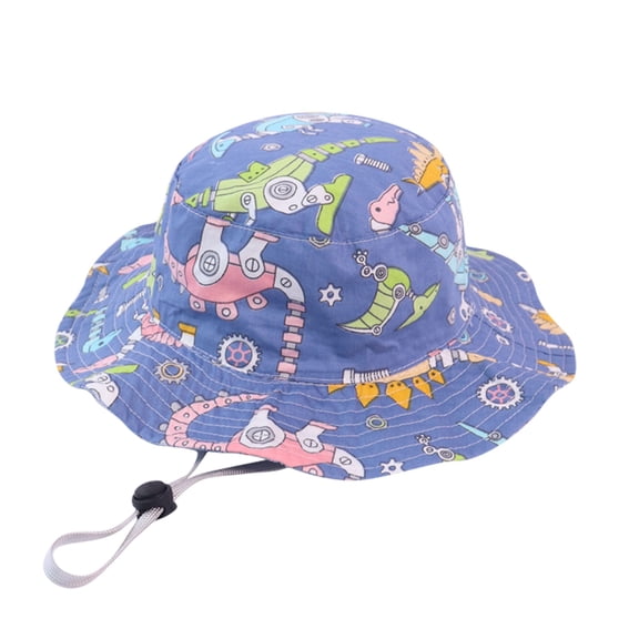 AJGRHE Baby Summer Sun Hat Fisherman Cap for Girls Boys Baseball Sunscreen Blue 6-18 Months