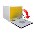 thumbnail image 1 of Buro Flotante Recamara Mdf Recamara Ensamblado Vinil Amarillo, 1 of 8
