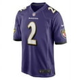 Men's Baltimore_Ravens Nate Wiggins Purple 2024 NFL Draft First Round