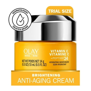 Olay Skin Care Regenerist Vitamin C  Peptide 24 Facial Moisturizer, Face Cream All Dull Skin, 0.5 oz