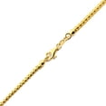 thumbnail image 4 of LoveBling 10K Yellow Gold Solid Diamond Cut Franco Chain Bracelet (2.8mm, 9"), 4 of 4