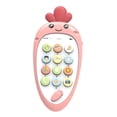 thumbnail image 1 of Juegos de simulación electrónicos Bebés bilingües Teléfonos celulares musicales Teléfono , Rosa Rosado Hugo Pretender jugar teléfono celular, 1 of 10