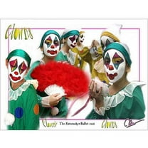 Trademark Fine Art "Clowns" Canvas Art by Martha Guerra, 18x24