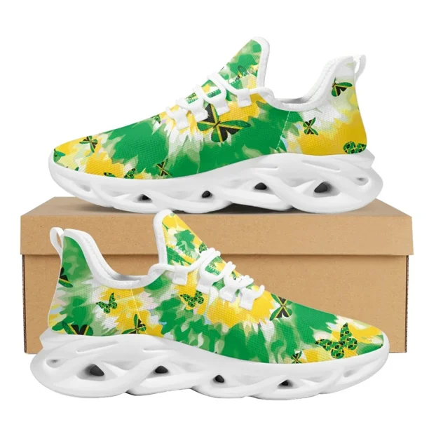 Zapatos con la bandera de Jamaica para hombre, zapatillas informales para correr, calzado transpirable, diseño personalizado, zapatos para hombre