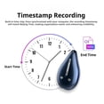 thumbnail image 7 of Portable Voice Recorder Pendant with One-Click Recording, USB Rechargeable Audio Recorder with Voice Activation, 7 of 7