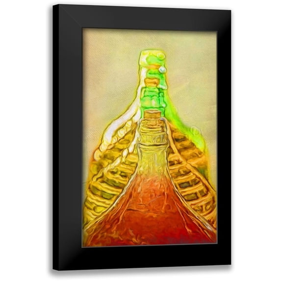 Murdock, Ramona 10x14 Black Modern Framed Museum Art Print Titled - Gin Jugs II