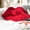 Red, variant on Phantoscope Lips Throw Pillows Smooth Soft Velvet Cushion with Insert Included, Decorative Lumbar Pillow for Couch Bed Living Room, Dark Red, 24 x 12 Inches