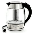 thumbnail image 5 of MegaChef 1.8Lt. Glass Body and Stainless Steel Electric Tea Kettle with Tea Infuser, 5 of 10