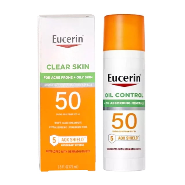 Eucerin Protector solar facial efecto mate toque seco Oil Control, 75 ml