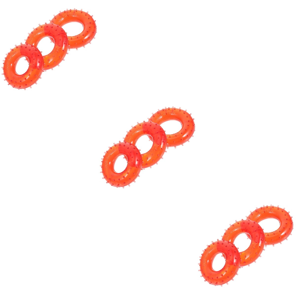 unbranded 9 Pcs  Hand Grip Strengthener Trainer Rings Hand Grip Strength Trainers Round Shaped Strength Trainers