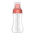 thumbnail image 1 of Botella para condimentos con marcas de medición, boquillas de 1/5, botella con boquilla para ketchup, aderezo para ensaladas, salsa, dispensador de cocina de 350 ml de fácil llenado., 1 of 8