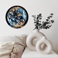 thumbnail image 6 of Luxury Crystal Wall Clock with Diamond Design 10-Inch Silent Wooden Wall Clock, Battery Operated (AA Batteries Not Included), Artistic Home Decor, 6 of 7