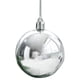 thumbnail image 1 of Juego de adornos de bolas navideñas para árbol de Navidad, decoraciones inastillables para vacaciones, fiestas, - Plata., 1 of 5