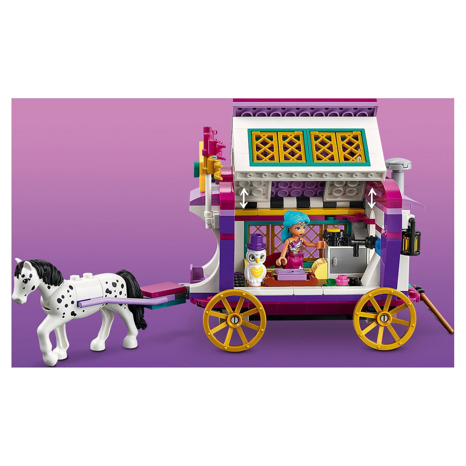 (348 Building Pieces) Caravan LEGO Set Magical 41688