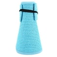 thumbnail image 2 of ZQUUVOU Women's Brimmed Visor Sun Hat Straw Braided Foldable Wide Brim Cap Packable Summer Vacation Brathable Beach Hat Sky Blue, 2 of 5