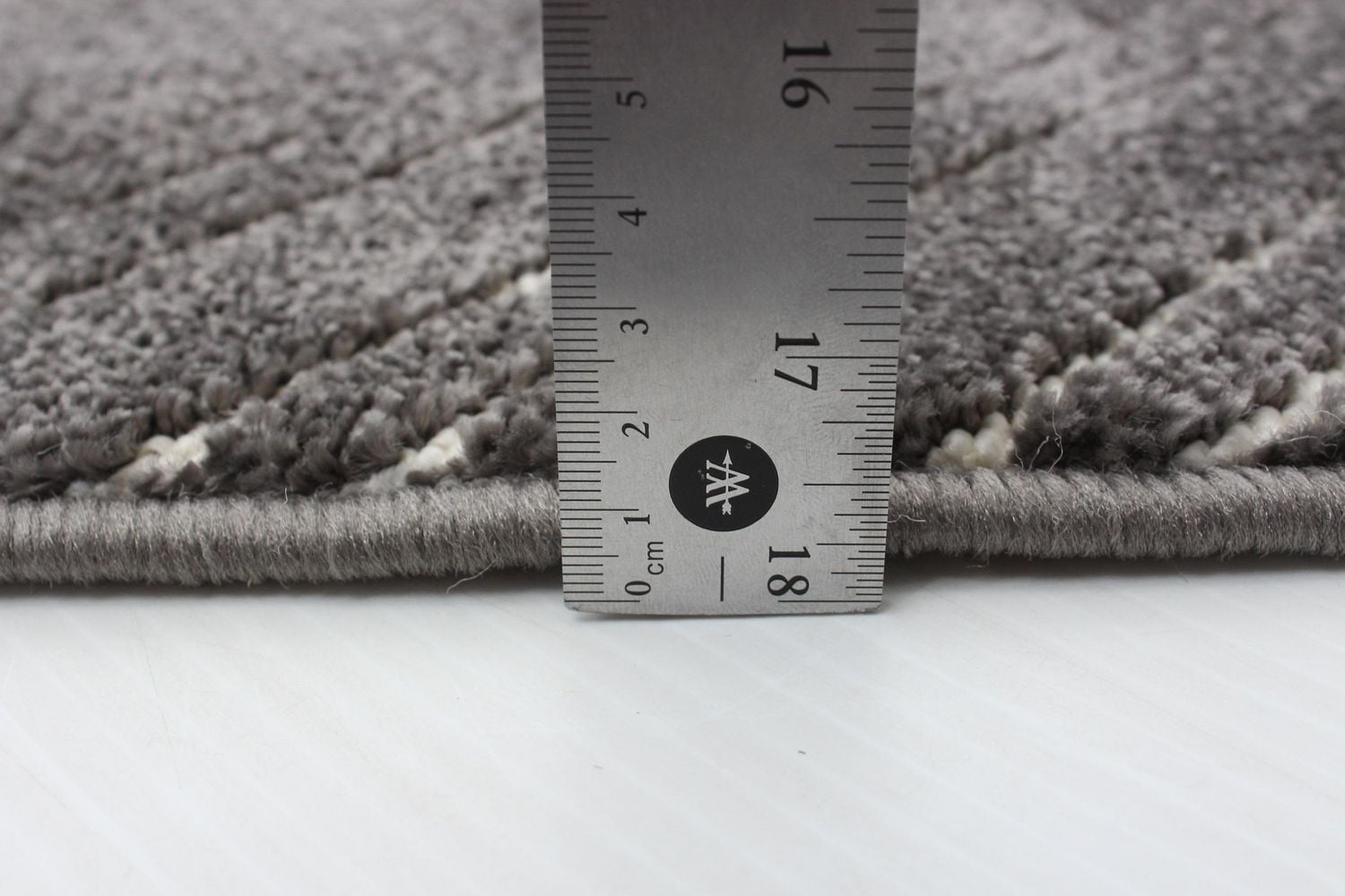 ECARPET Modern Area Rug for Dining Room, Living Room, Bedroom or Den Vector Grey