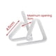 thumbnail image 4 of 16 Pack Clear Plastic Tablecloth Clips, Transparent Plastic Table Cover Clamps, Picnic Tablecloth Holders, 4 of 5
