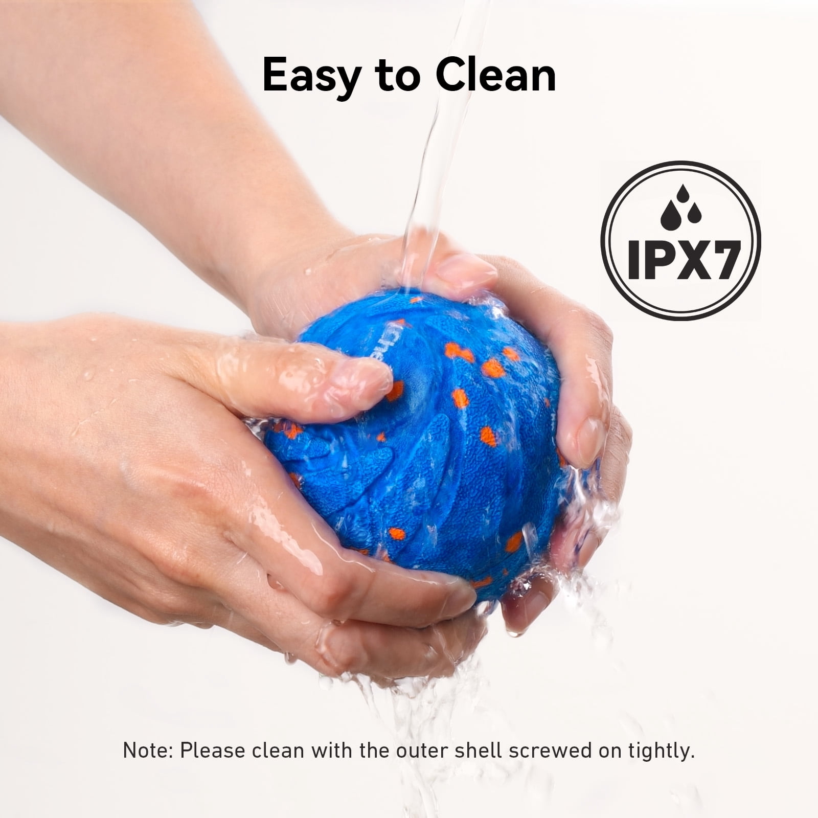 Cheerble Smart Interactive Dog Toy, Wicked Ball AIR, Automatic Moving, Bouncing, and Rotating, E-TPU Material, IPX7 Waterproof Rating, Active Rolling Ball for Medium and Large Dogs