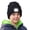Black, variant on Beanie with a Light for Kids, Hands Free LED Headlamp Cap USB Rechargeable Winter Knitted Lighted Hat Navy Blue