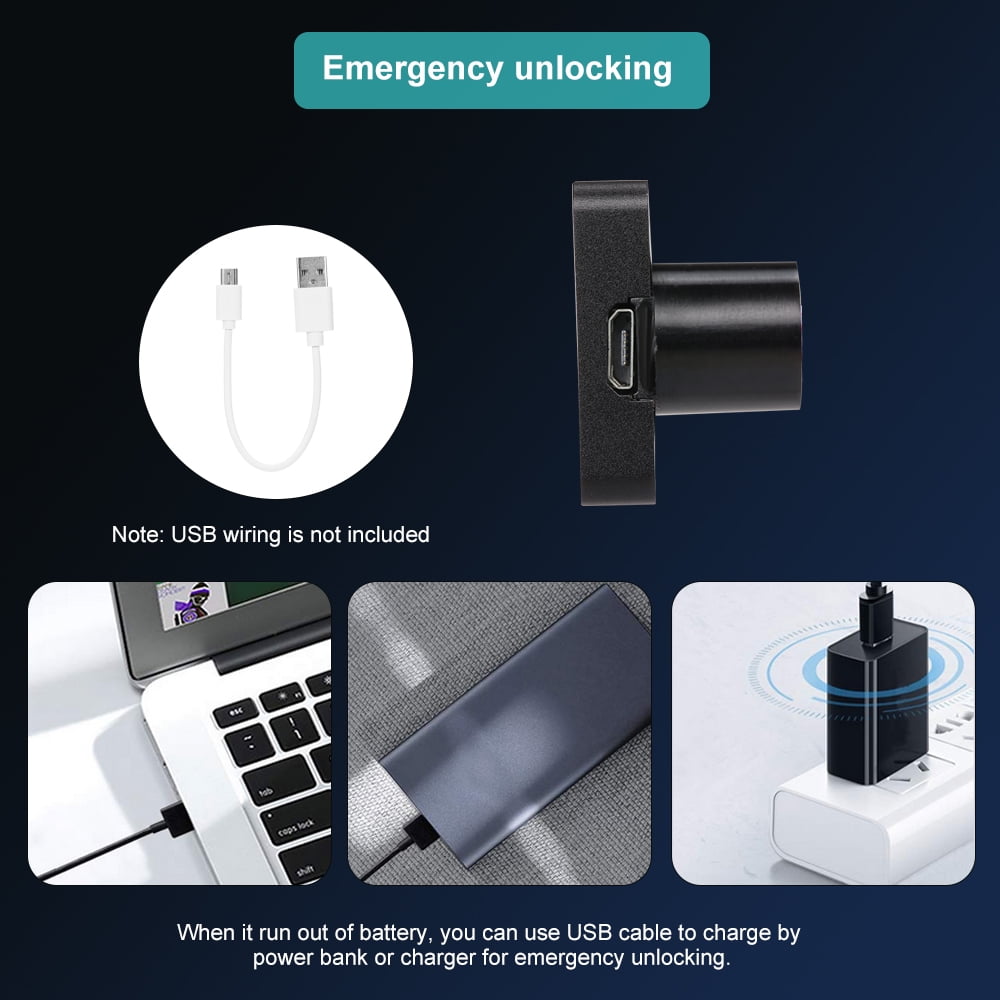 Smart Keyless Fingerprint Cabinet Lock Biometrische Elektroschloss Mini I0K0 