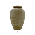thumbnail image 6 of Set of Decorative Wood Vase in Brown with Real Preserved Mixed Bouquets, 6 of 6