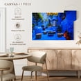thumbnail image 5 of Elephant Stock Moroccan Courtyard Plants Wall Art - Horizontal Canvas Wall Art - Living Room Wall Decor - Places Canvas - Blue And Orange Decor - 39" x 26", 5 of 8