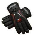 thumbnail image 3 of AuroraX Black Winter Gloves Men Thick Ski and Snow Gloves with Thermal Fleece Lined Glove for Cycling Hiking Biking, 3 of 4
