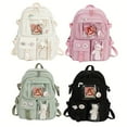 thumbnail image 2 of Kawaii Clear Front Backpack - Fashionable School & Travel Bag - Spacious, Durable, Lightweight with Versatile Style for Students & Trendsetters, 2 of 5
