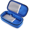 thumbnail image 3 of Organizador portátil para diabéticos, bolsa enfriadora para atención médica, estuche enfriador para viaje, Camping, estuche de hielo para suministros de prueba de insulina (azul), 3 of 5