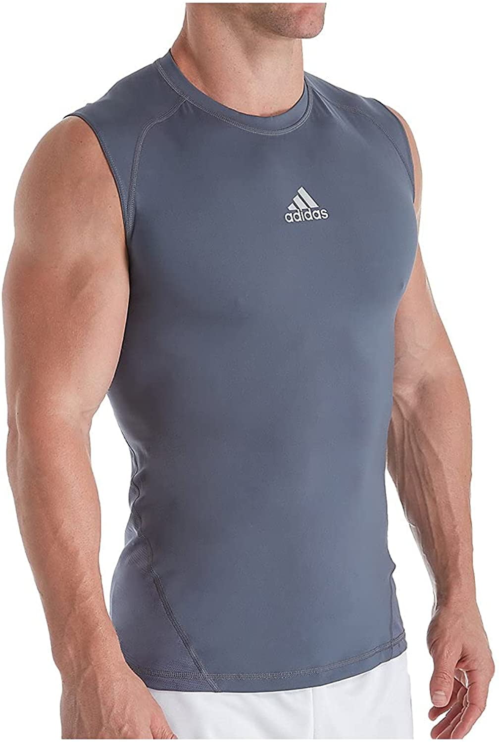 olvidadizo Opresor fósil Adidas Men's Alphaskin Sport Sleeveless Top - Charcoal - Walmart.com