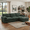 Green, variant on EPOWP 96.5'' Modular Sectional Sofa Set with Storage Ottoman, Chenille L-Shaped Cloud Sectional Couches with Adjustable Phone Holder & USB Charger for Living Room, Apartment, Office
