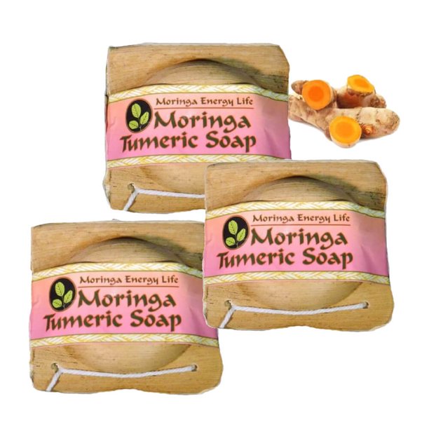 Moringa Turmeric Soap Organic, 3 pack