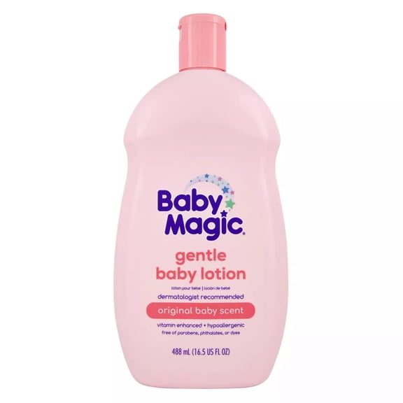 Baby Magic Gentle Baby Lotion with Original Baby Scent, 16.5 oz, 3 Pack