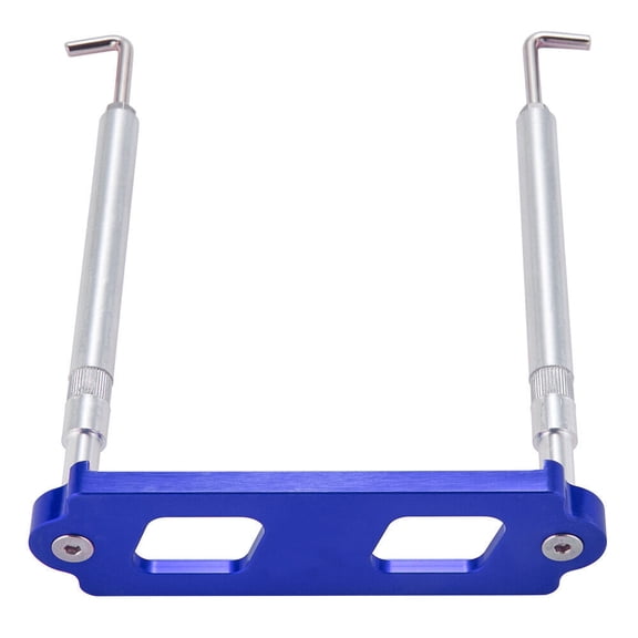 For Honda Civic Acura Integra Blue Battery Tie Down Kit Hold Down Rod &Tray Hook