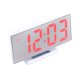thumbnail image 1 of Monstrate Reloj Despertador de acrílico/espejo, Reloj Digital LED, Control de voz, tiempo de repetición, pantalla de temperatura, modo nocturno, Reloj Decoración del hogar No.06 Monstrate JJ25294-06B, 1 of 6